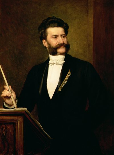 Johann Strauss der Jüngere, 1888 von August Eisenmenger